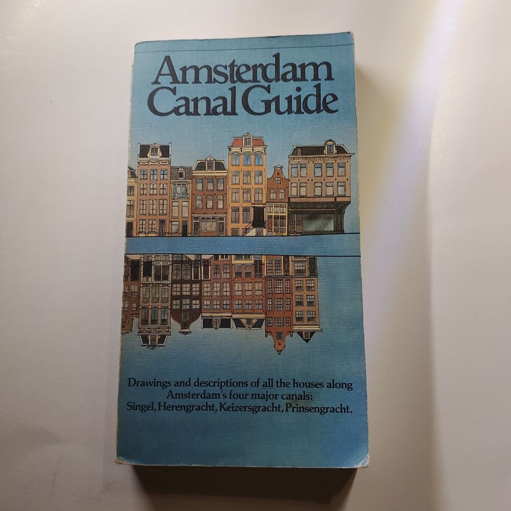 Vintage 1978 Amsterdam Canal Guide Tim Killiam First Printing Paperback